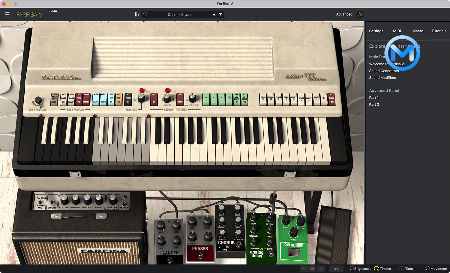 Arturia Farfisa V For Mac v1.12.0 (3420) 插件