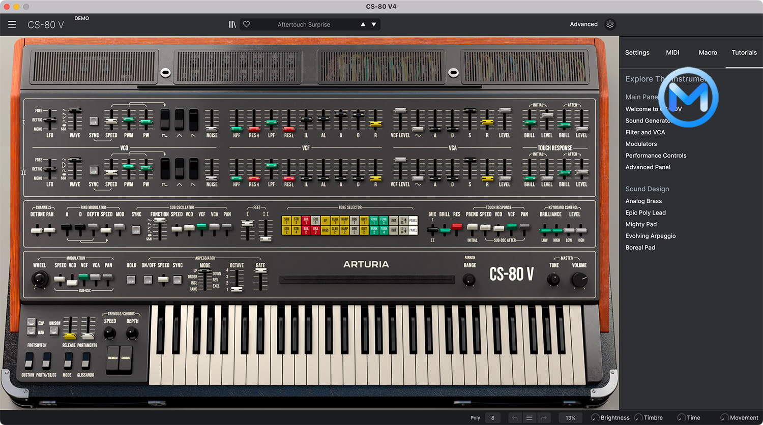 Arturia CS-80 V For Mac v4.2.0 (3420) 音乐插件