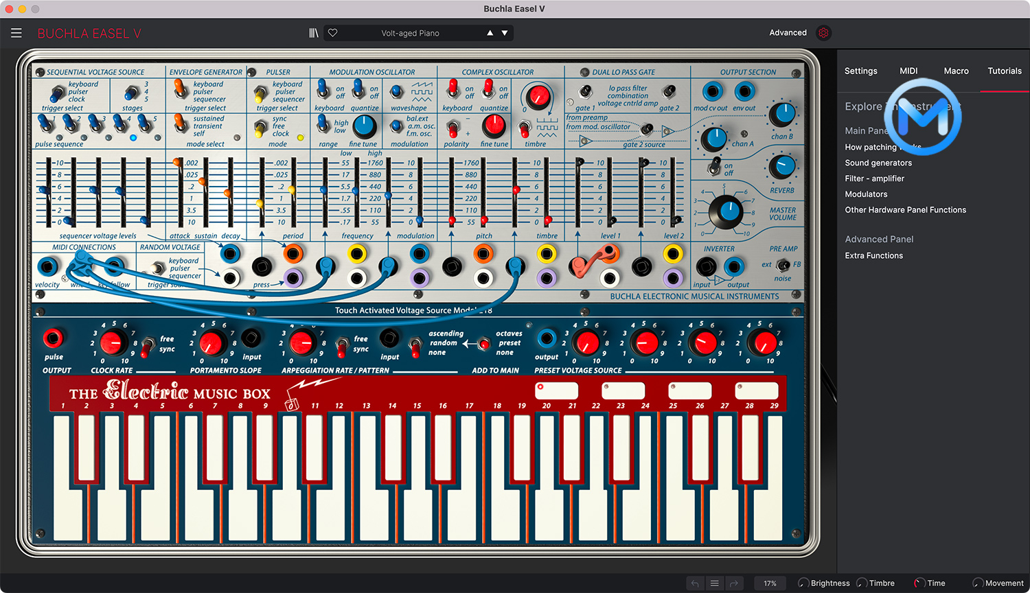 Arturia Buchla Easel V For Mac v1.12.0 (3420)插件