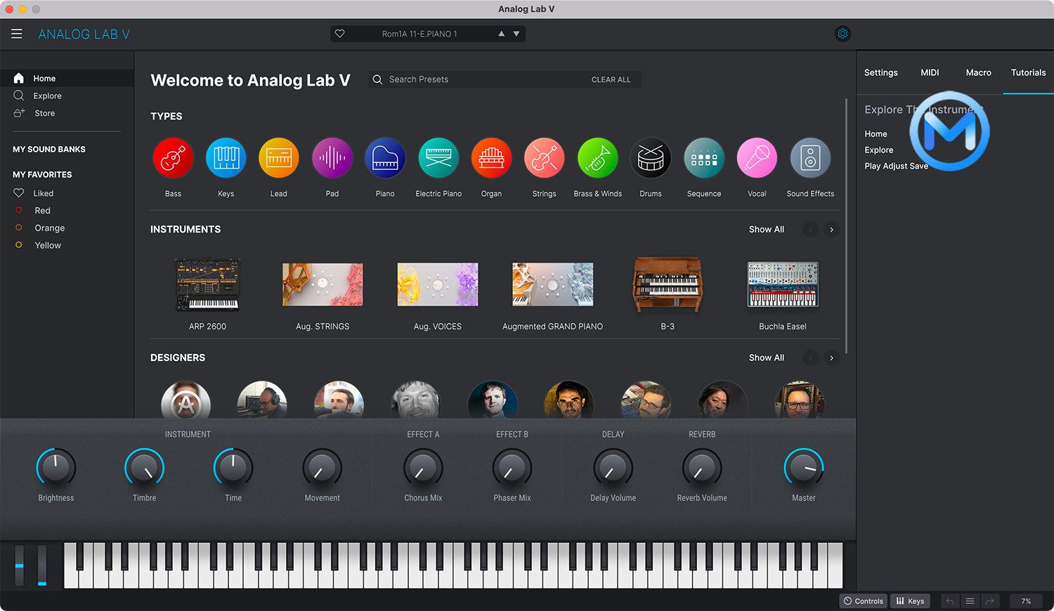 Arturia Analog lab V For Mac v5.7.4 (371) 插件