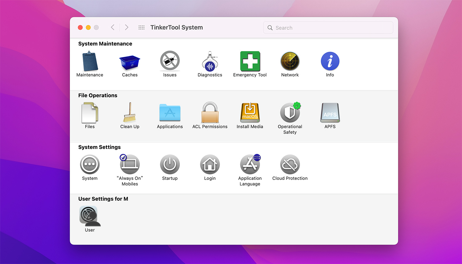 TinkerTool System For Mac v8.85系统设置工具