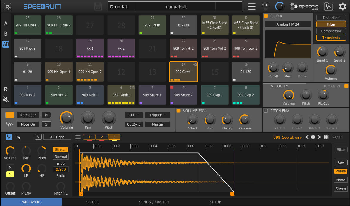 Apisonic Labs Speedrum For Mac v1.5.3 音乐插件