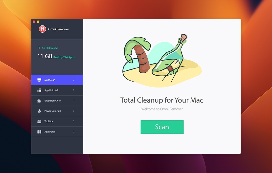 Omni Remover For Mac v4.0.6 清理卸载工具