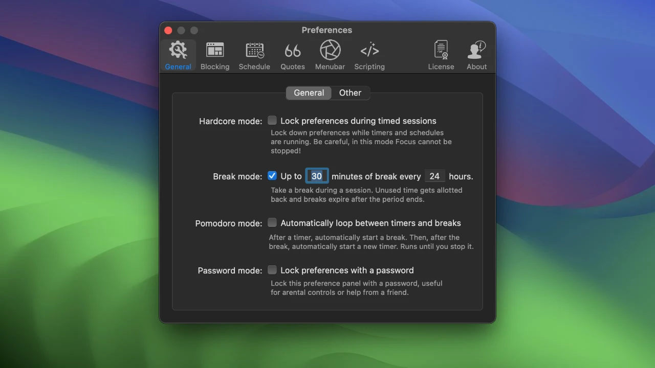 Focus For Mac v1.15 Mac网站拦截工具