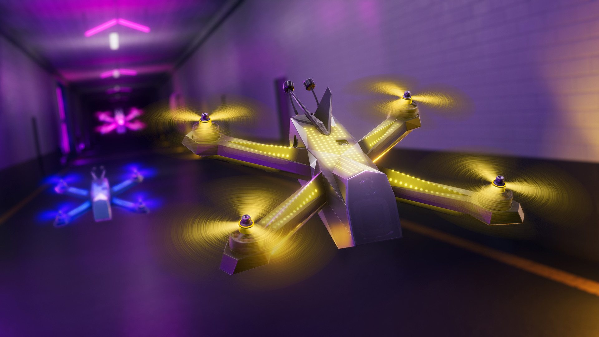 The Drone Racing League Simulator For Mac v4.1 DRL无人机竞速和模拟游戏中文版