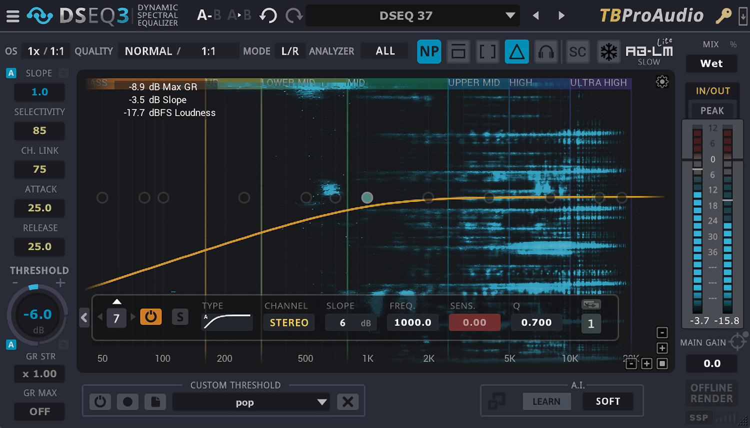 TBProAudio DSEQ3 For Mac v3.8.3 音乐插件