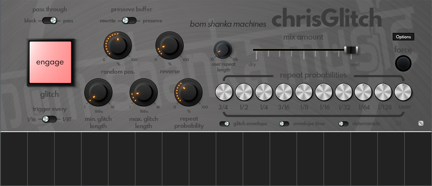 Bom Shanka Machines chrisGlitch For Mac v1.2.0 音乐插件