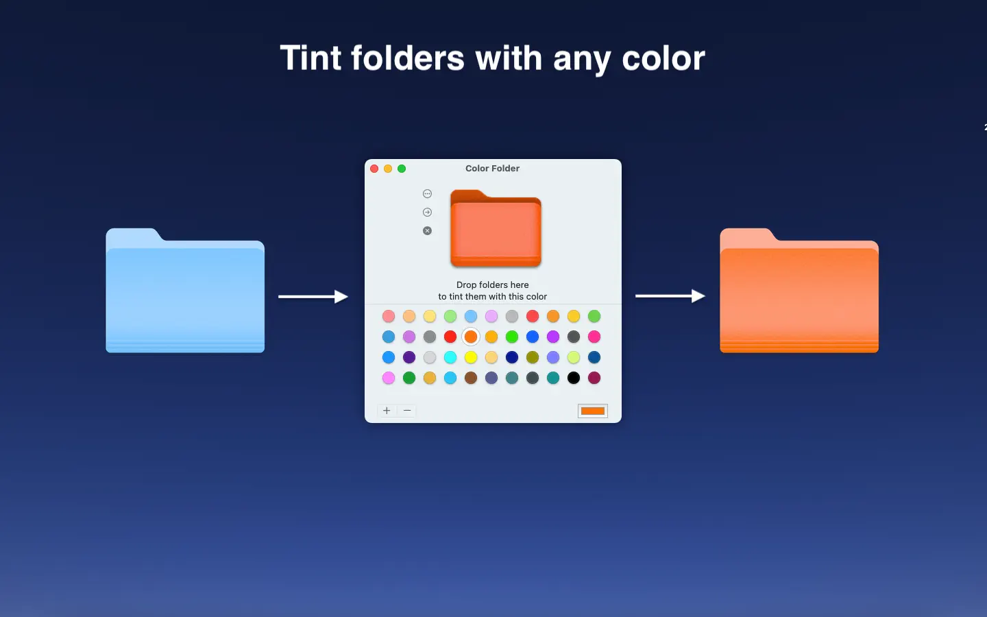 Color Folder Pro For Mac v3.7 文件夹图标颜色设置工具