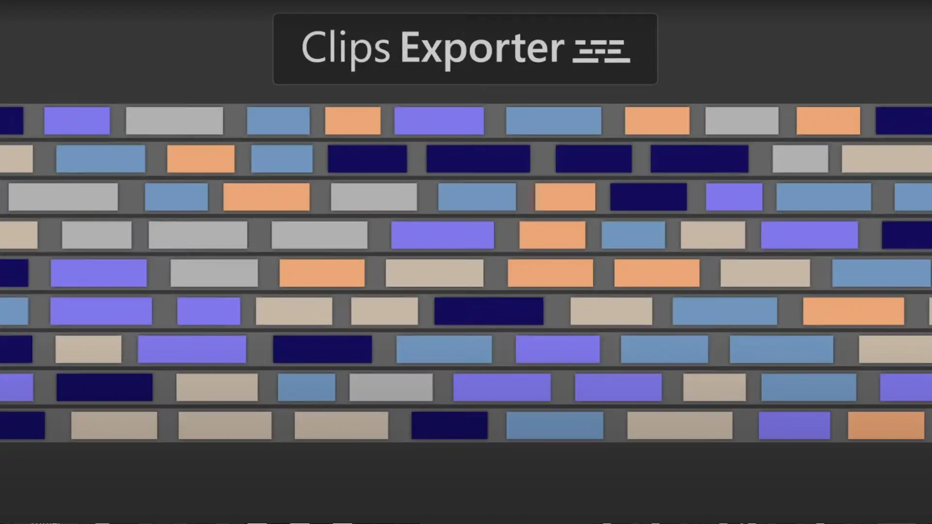 Clips Exporter For Mac v1.6.0 Pr插件