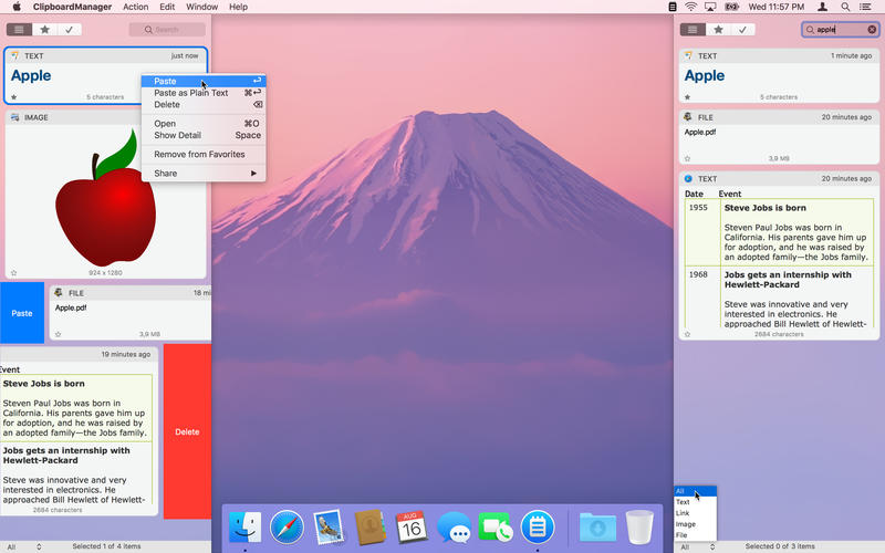 ClipboardManager For Mac v2.4.4 剪贴板管理软件