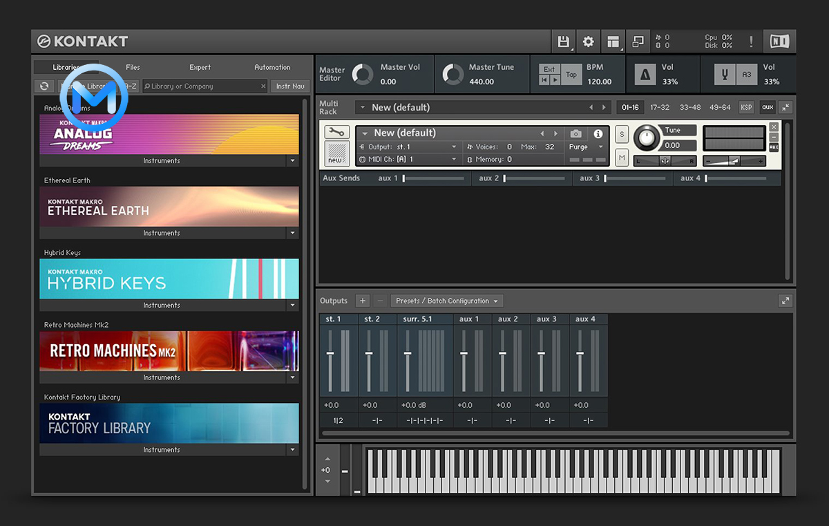 Native Instruments Kontakt 6 for Mac v6.8.0 专业采样器