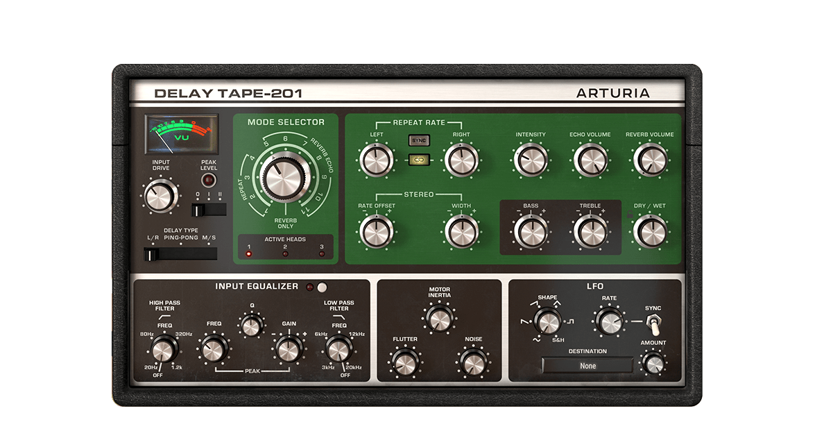 Arturia Delay TAPE-201 For Mac v1.6.0 (4457) 音乐插件