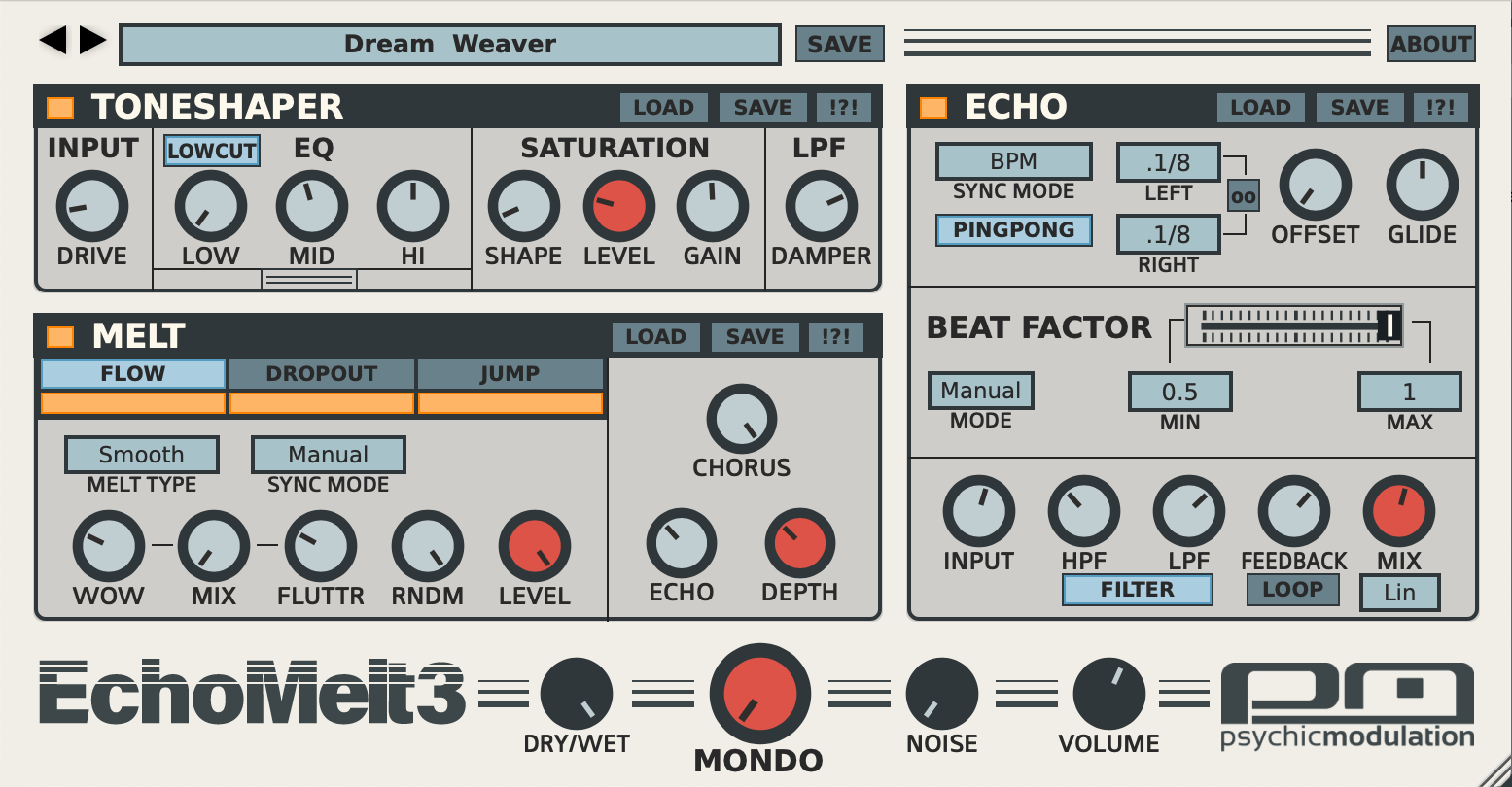 Psychic Modulation EchoMelt3 For Mac v3.2 音乐插件