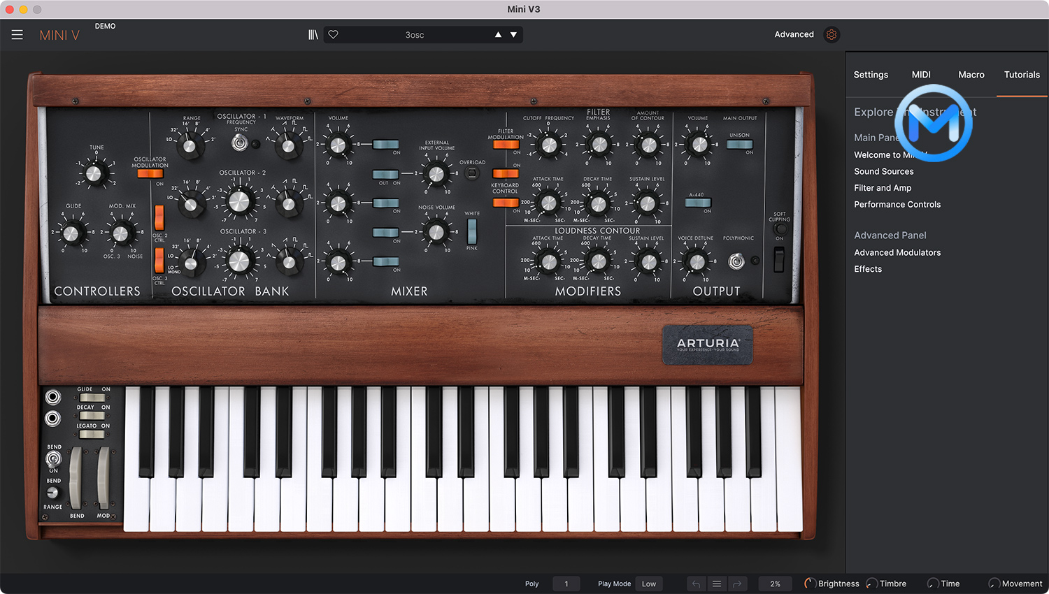 Arturia Mini V3 For Mac v3.12.0 (3422) 插件