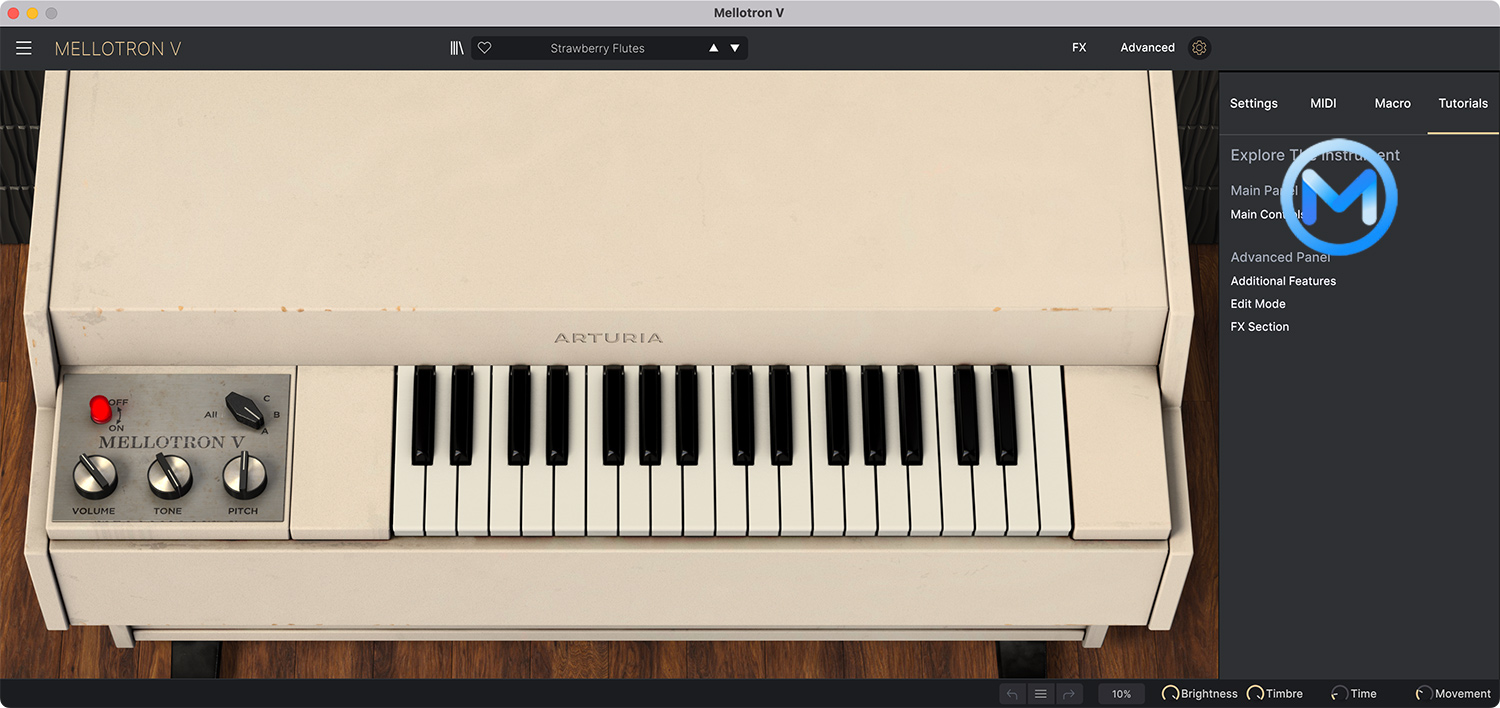 Arturia Mellotron V For Mac v1.8.0 (3420) 插件