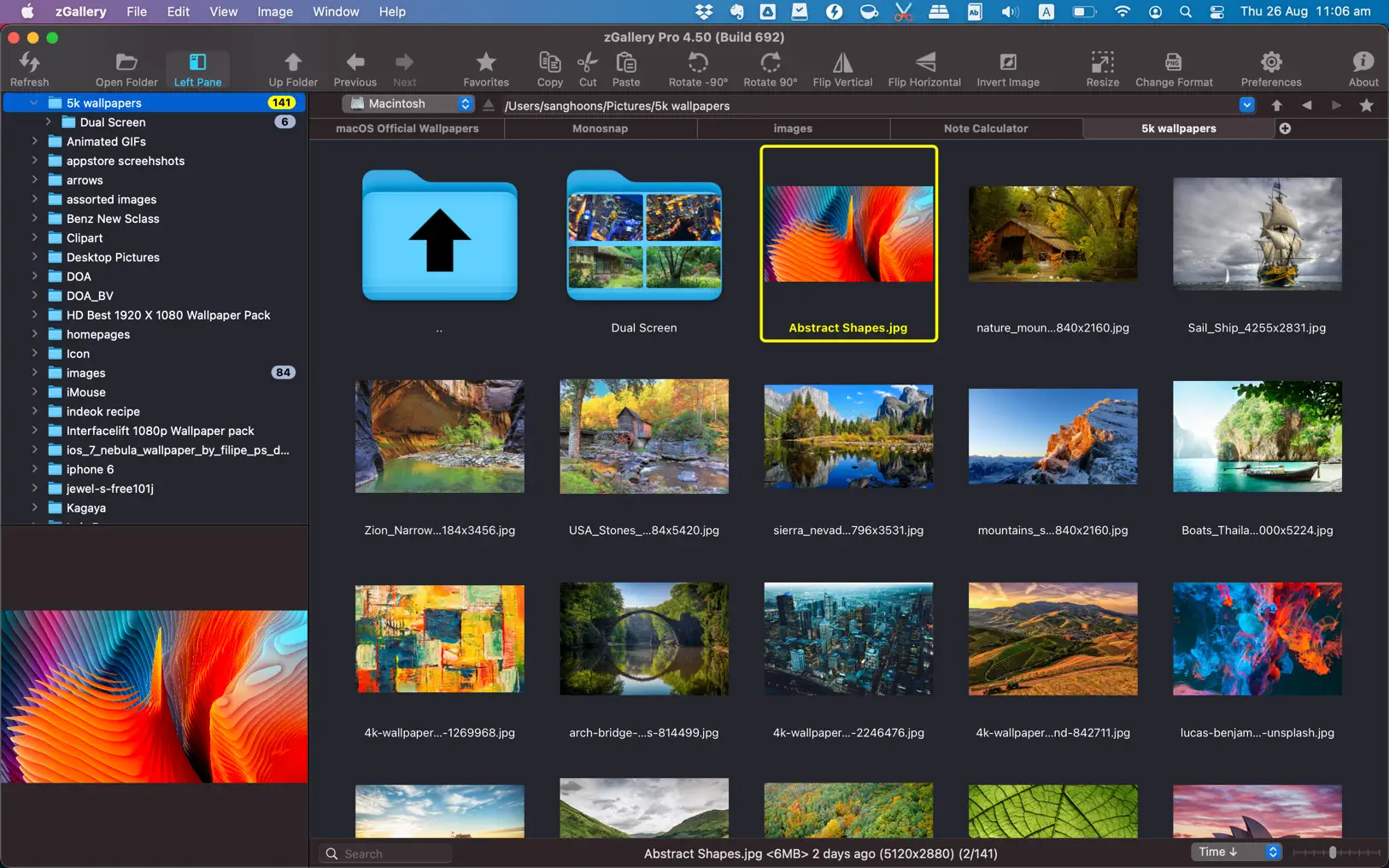 zGallery For Mac v4.65  图片浏览编辑软件