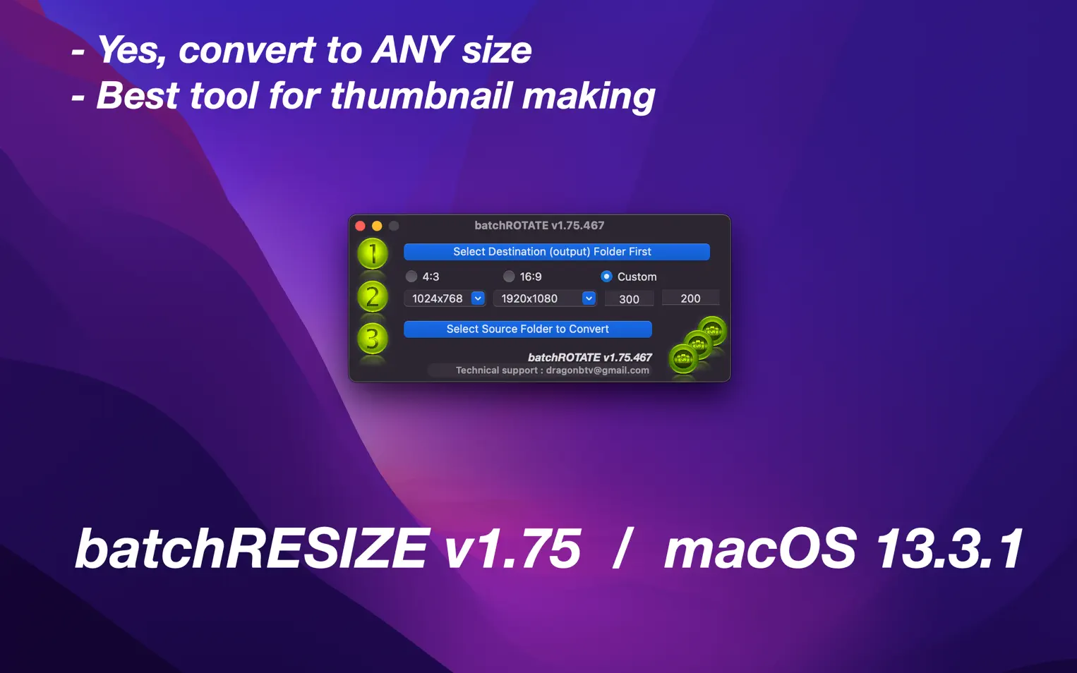 batchRESIZE For Mac v1.76 压缩调整图片大小工具