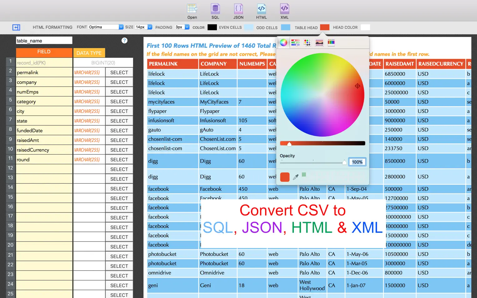 CSV Converter Pr‪o for Mac v2.4 CSV文件编辑转换工具