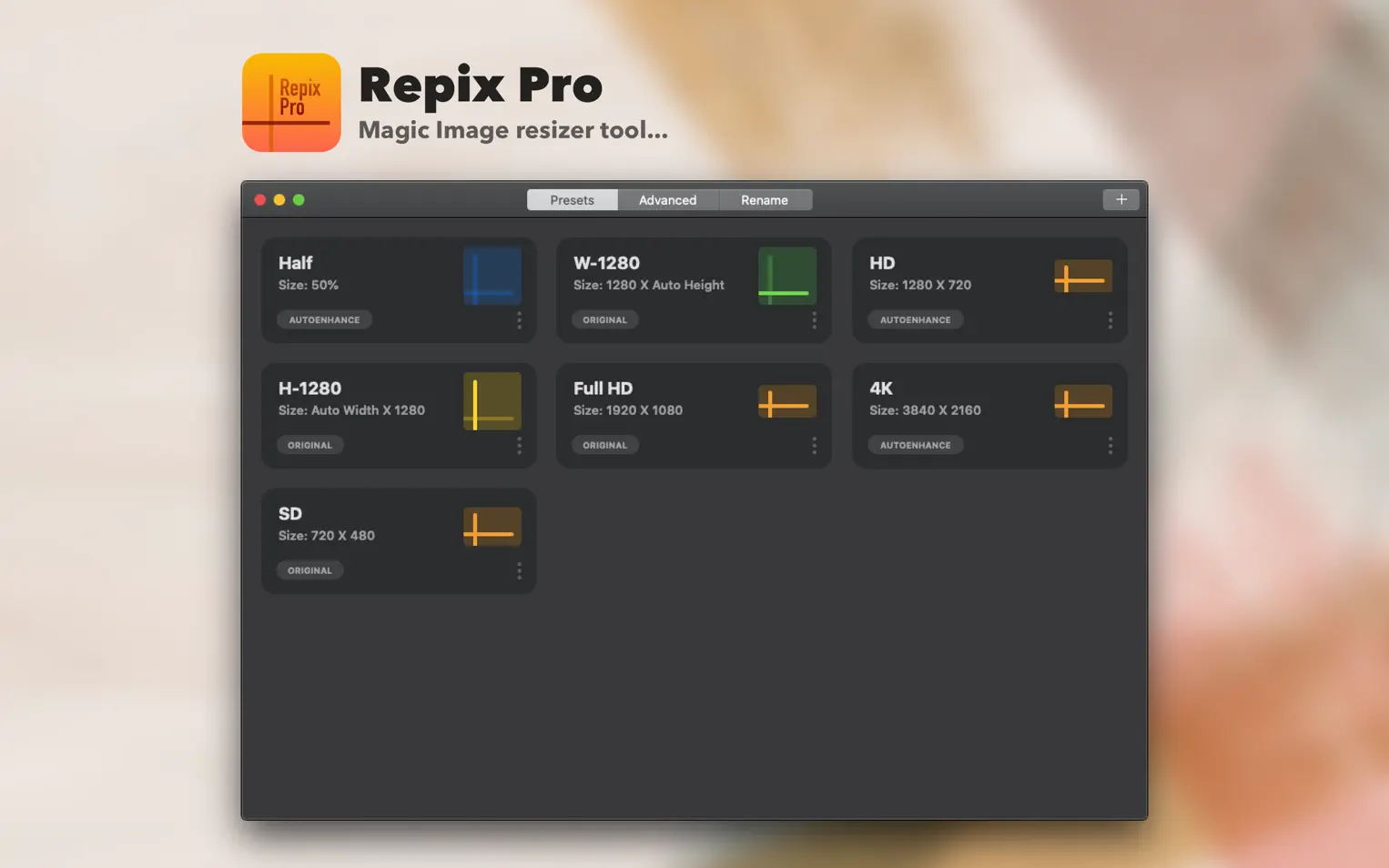 RepixPro For Mac v2.3 图片处理工具