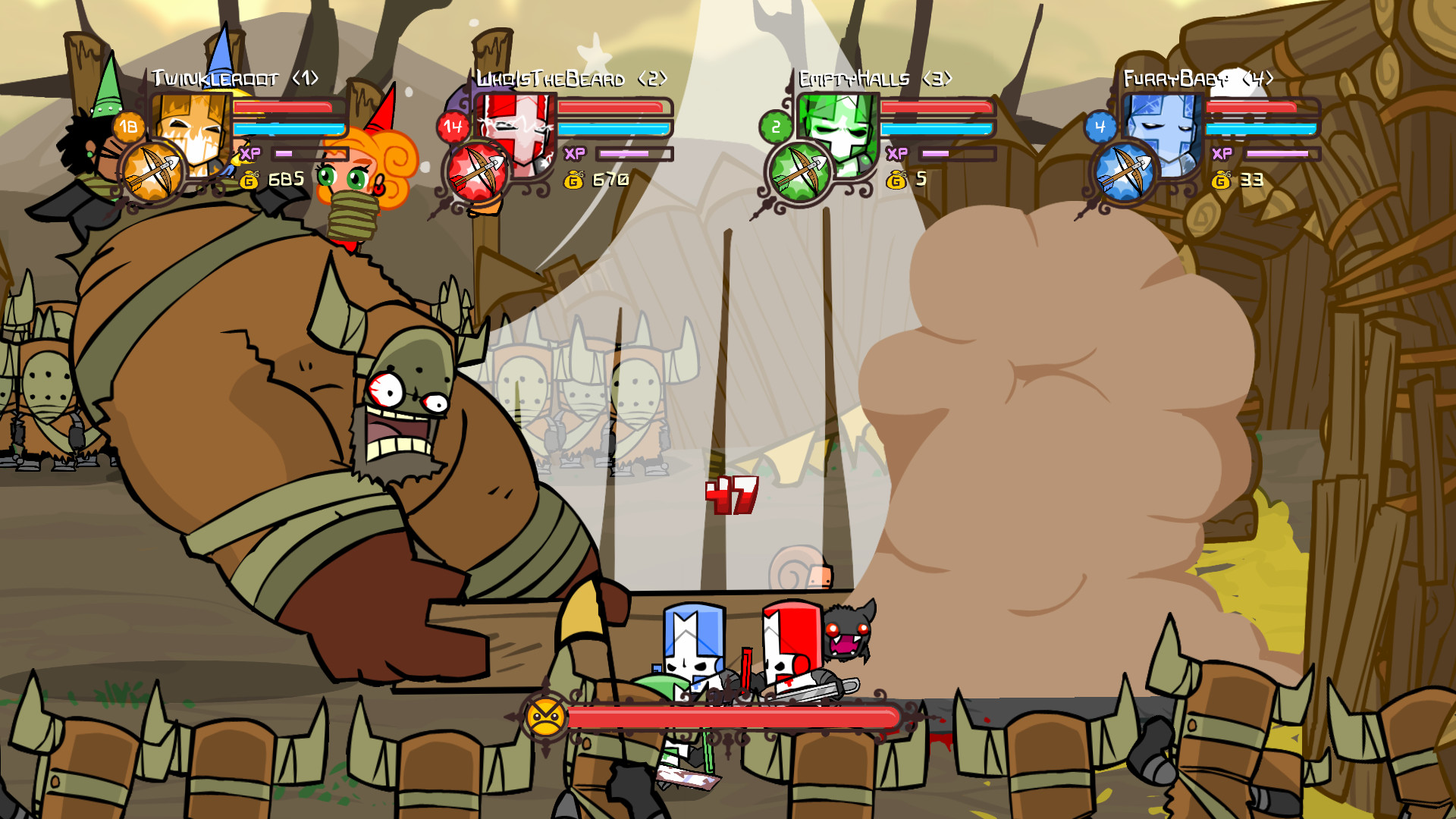 城堡毁灭者 Castle Crashers For Mac v2019.11.25 角色扮演游戏