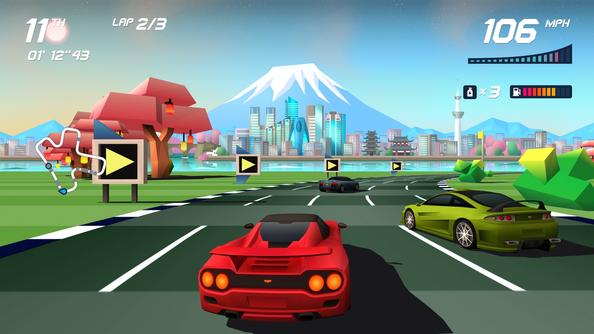 地平线追逐涡轮 Horizon Chase Turbo For Mac v2.5.1 赛车游戏中文版