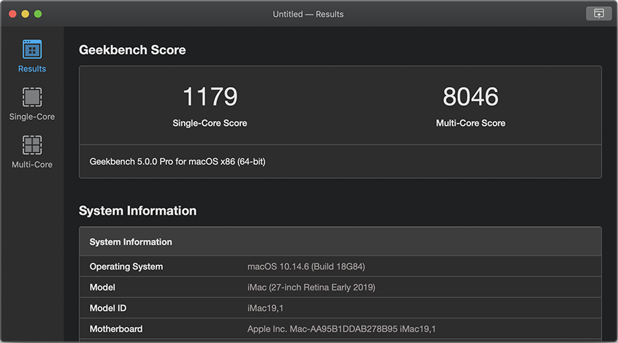 Geekbench 5 For Mac 5.5.1 mac 跑分测试软件