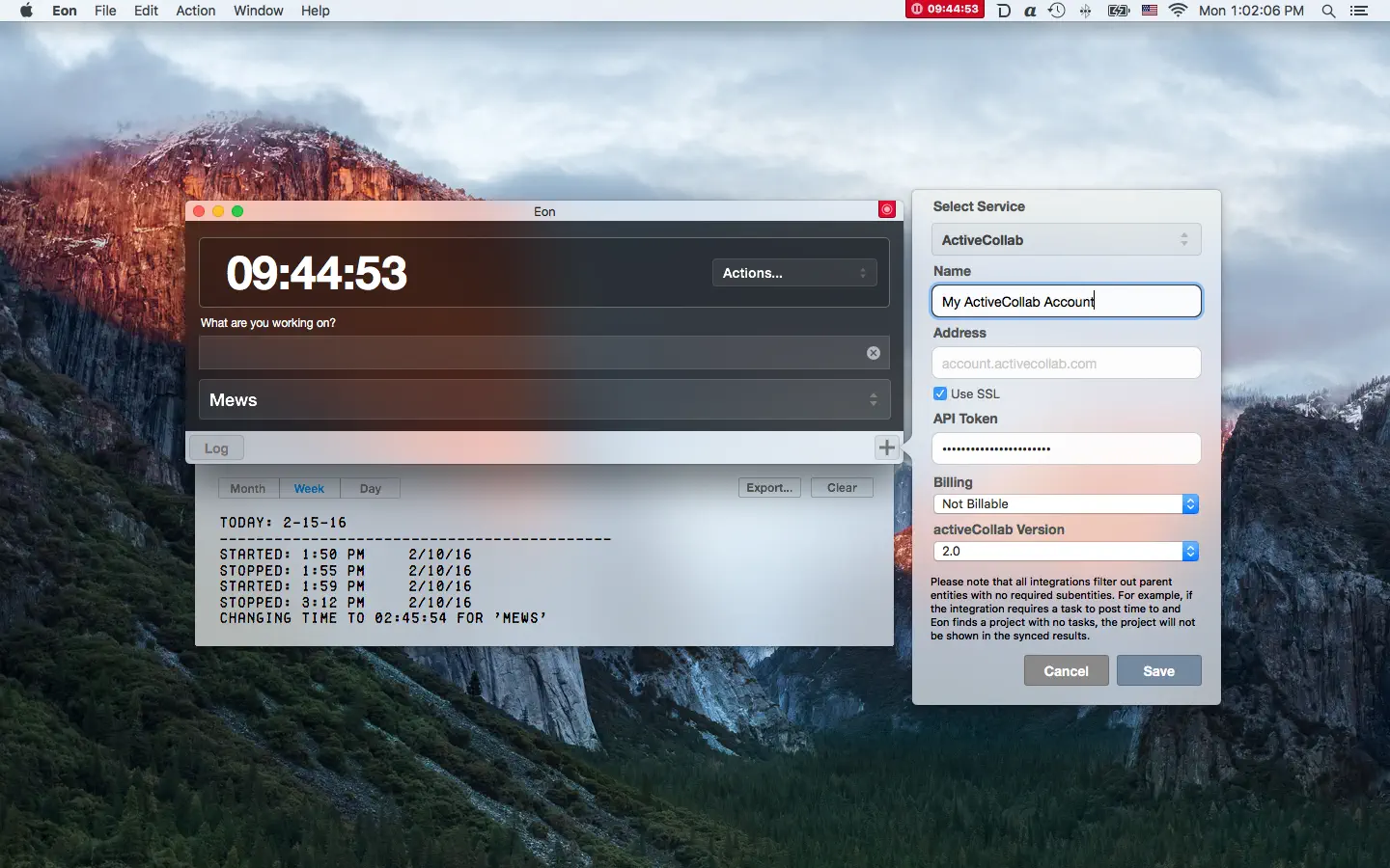 Eon Timer For Mac v2.9.7 项目时间跟踪软件