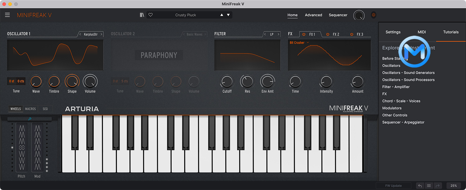 Arturia MiniFreak V For Mac v1.0.1.385 音乐插件