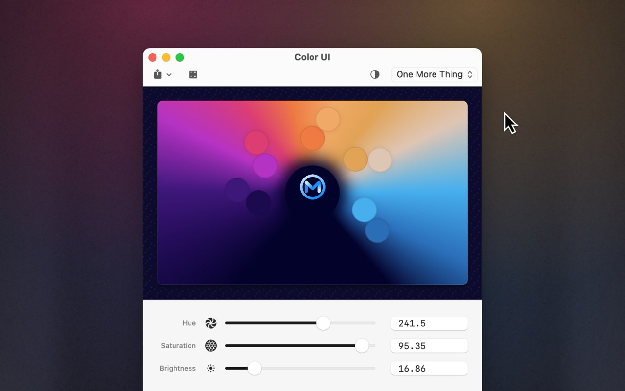 Color UI For Mac v2.3 设计取色工具