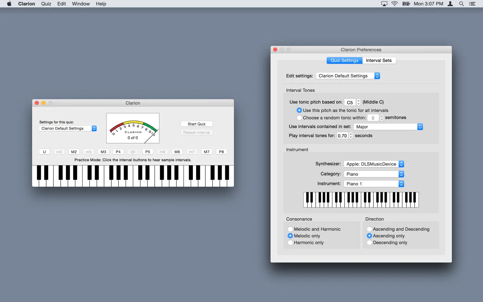 Clarion For Mac v2.2.2 音乐听力训练软件