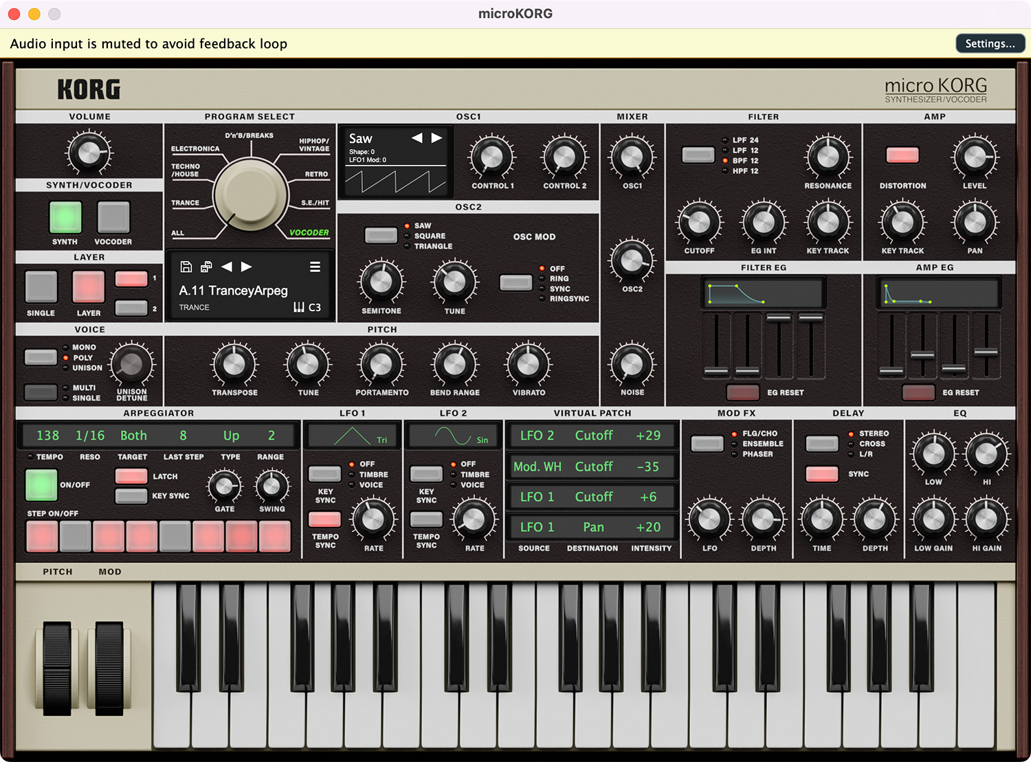 KORG Software microKORG For Mac v1.0.1 音乐插件