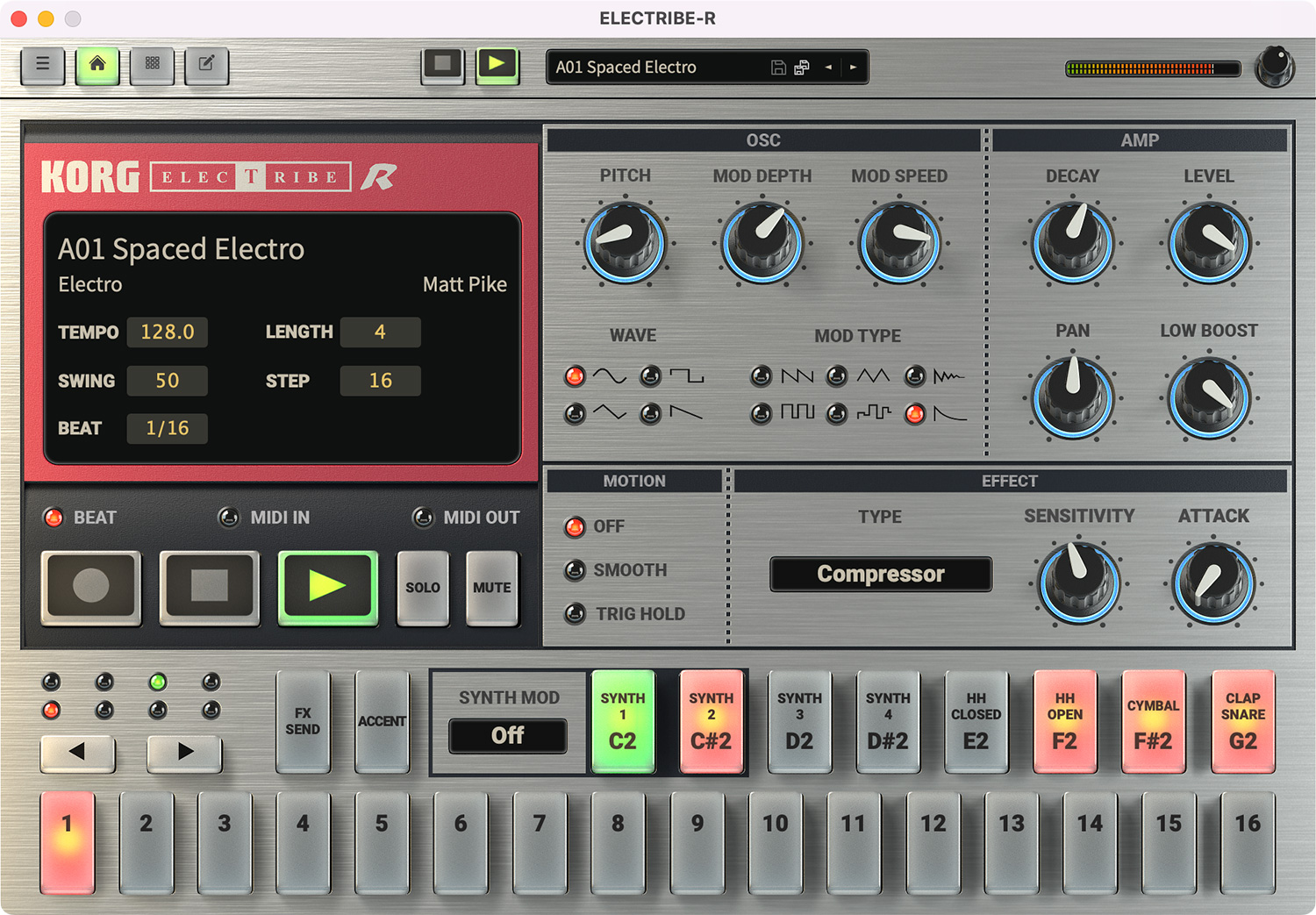 KORG Software ELECTRIBE-R For Mac v1.0 音乐插件