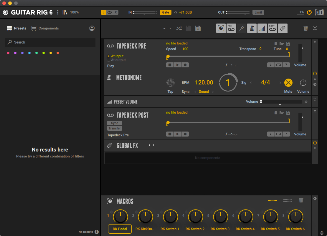 Guitar Rig 6 Pro For Mac v6.2.4 吉他放大模拟器