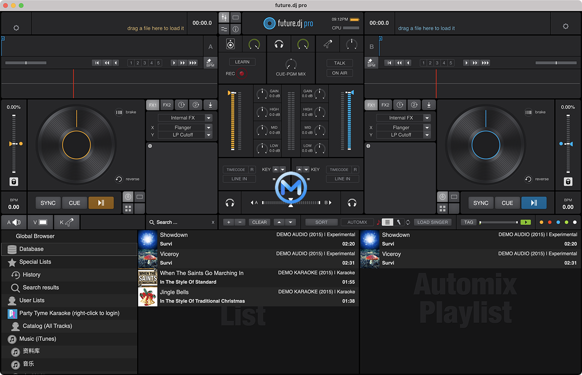 future.dj pro For Mac v1.11.3 DJ混音软件