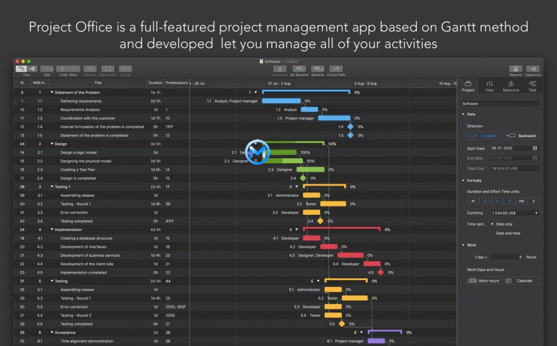 Project Office  项目办公室 For Mac 10.10中文版