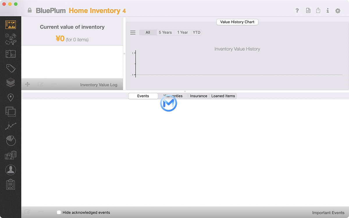 BluePlum Home Inventory For Mac v4.6.0 为任何财产创建和维护库存