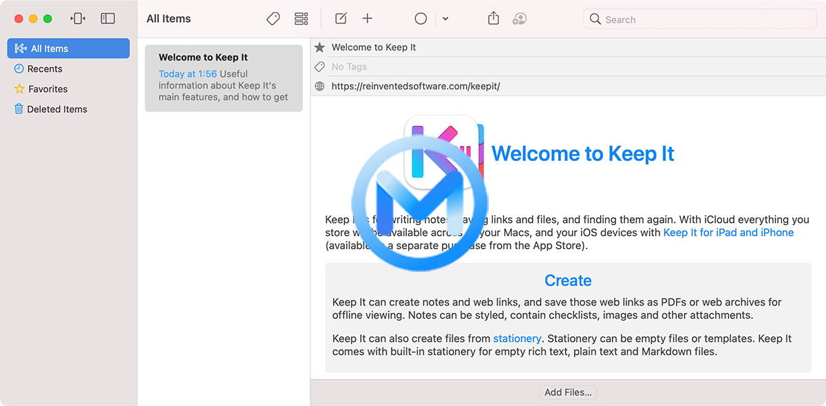 Keep It for Mac v1.11.13 文档笔记管理工具