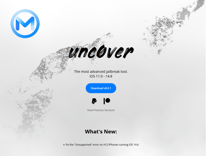 unc0ver 8.0.1发布：新增支持iOS/iPadOS 14.6-14.8越狱