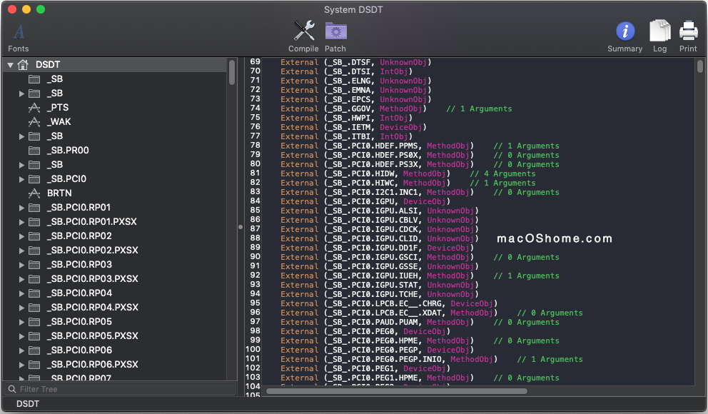 MaciASL 1.5.7 DSDT编辑工具最新版