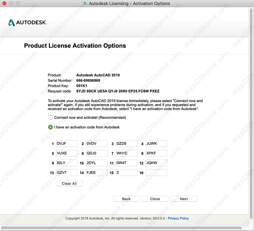 Autodesk AutoCAD 2019.0.1 for Mac 中文汉化破解版